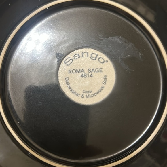 SET OF 3 Sango 4814 Roma Sage 8" Salad Plates - Picture 6 of 7